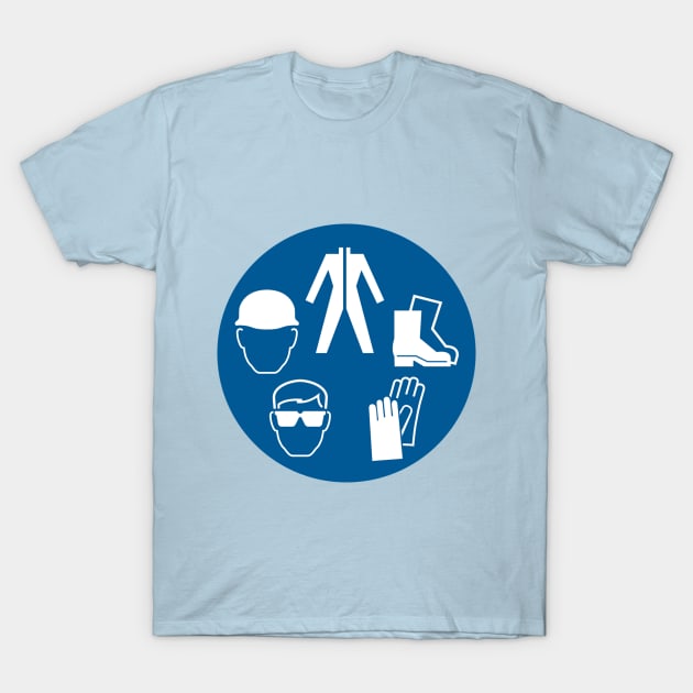 Health And Safety Idea T-Shirt by Roseyasmine